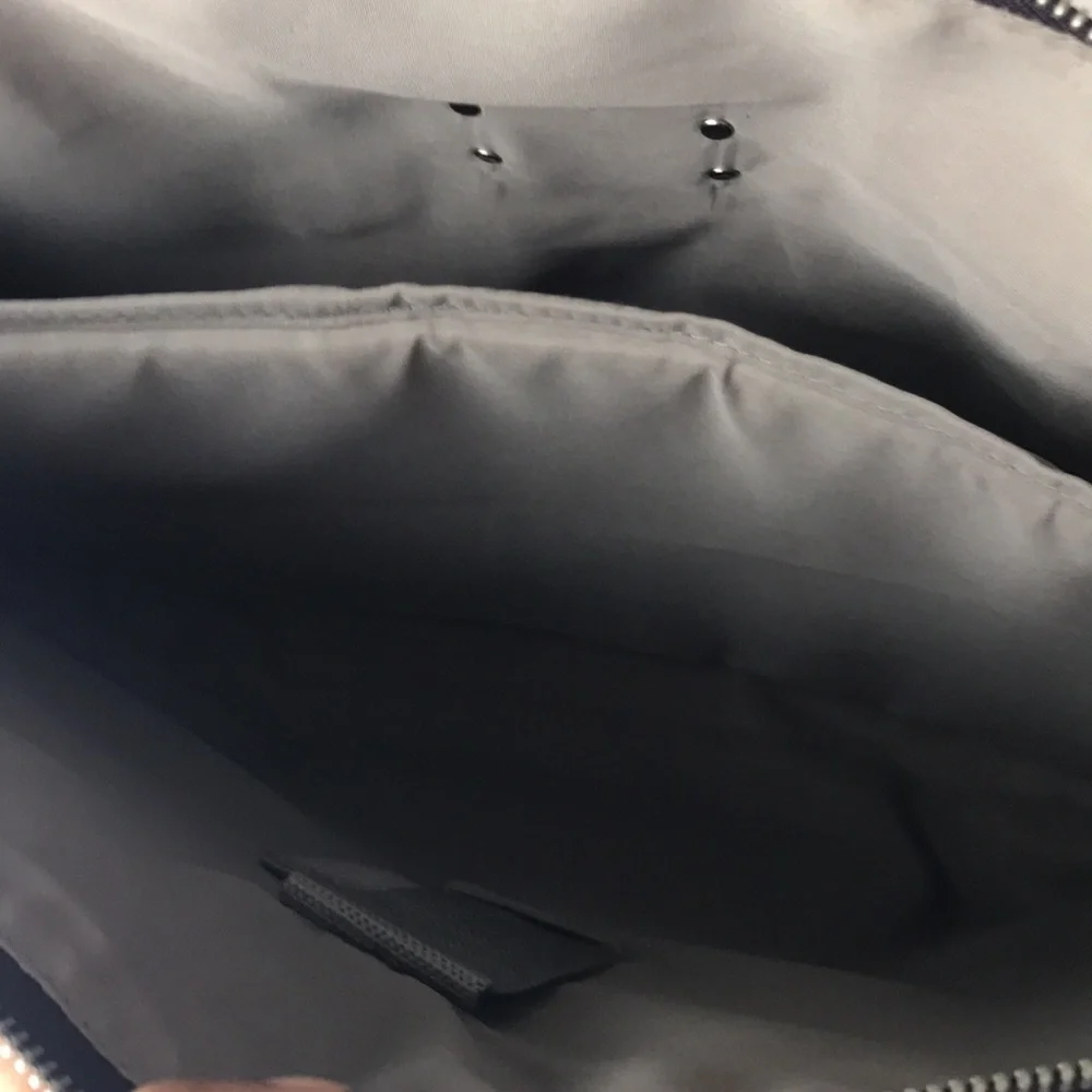 Denali faux leather brown laptop bag